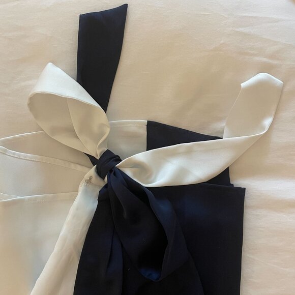 Tuckernuck Twisted D'Amore Dress Navy & White - Picture 6 of 6